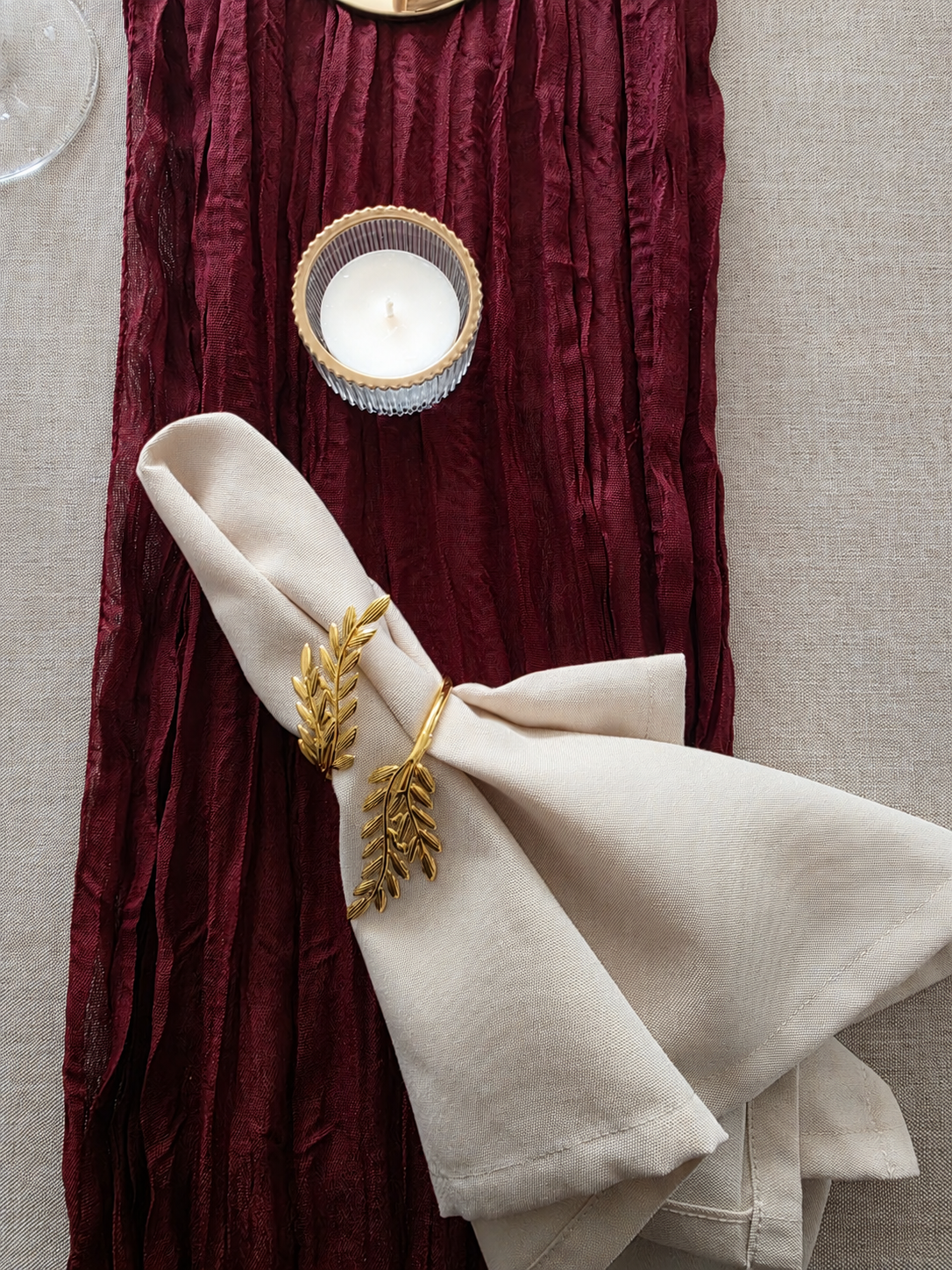 Stoffservietten Beige