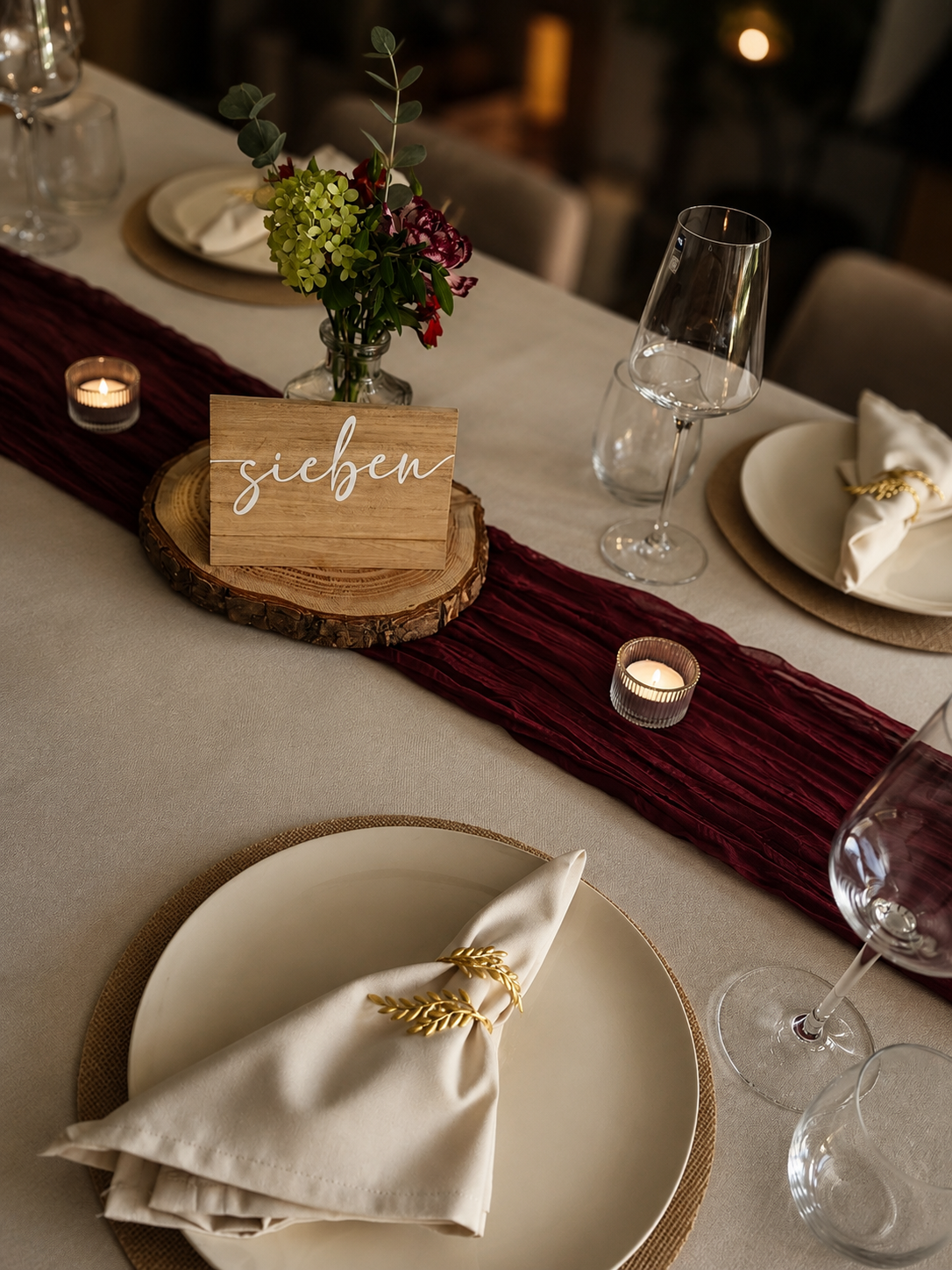 Stoffservietten Beige