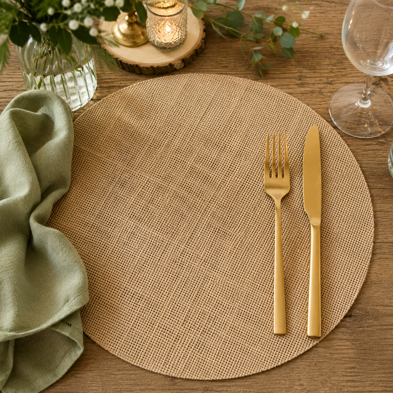 Platzset Jute-Leine