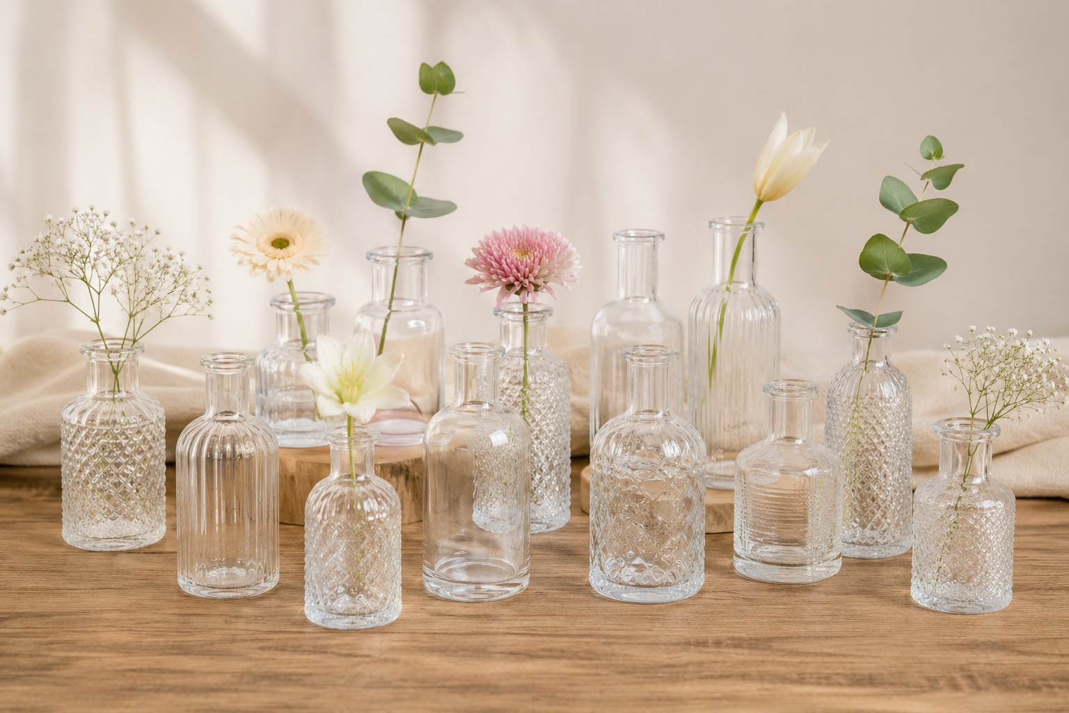Vintage-Budvasen-Set (12-teilig)