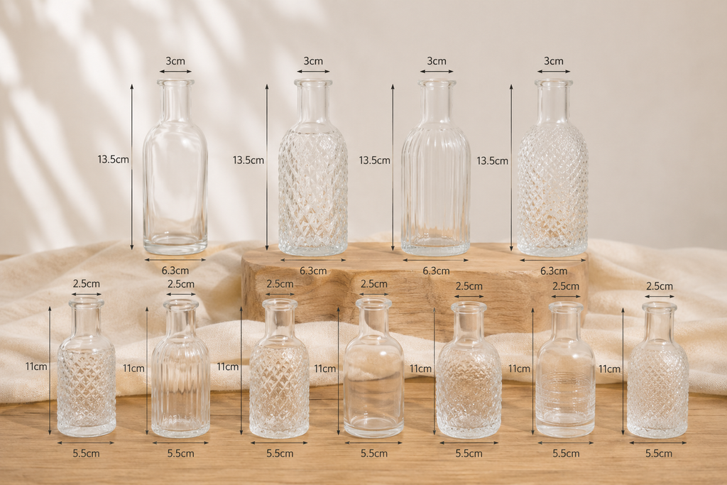 Vintage-Budvasen-Set (12-teilig)