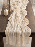 Tischläufer Beige